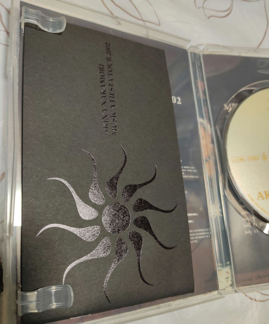 中森明菜 DVD 本物 正規品 2002 MUSICA FIESTA TOUR