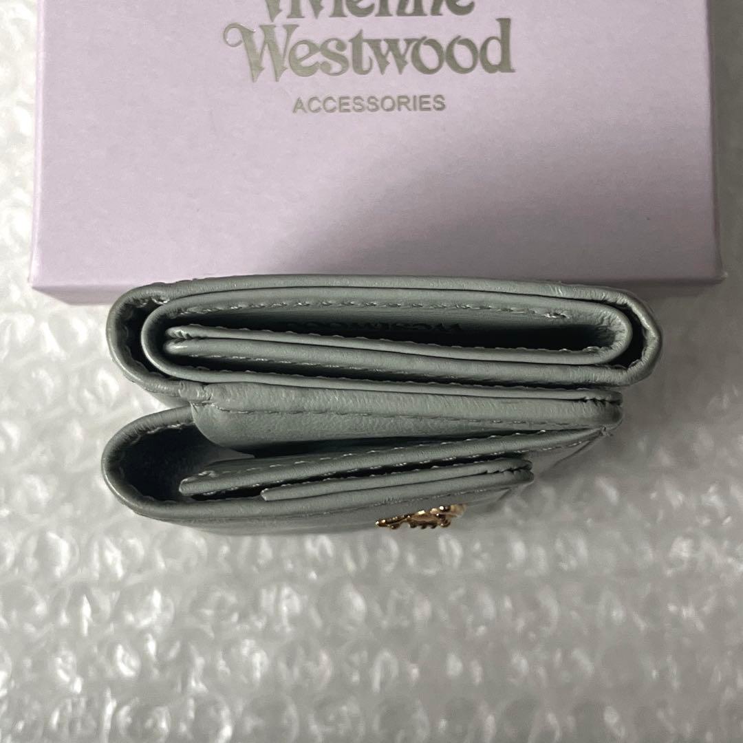 Vivienne Westwood 緑 グリーン 三つ折り財布 オーブ