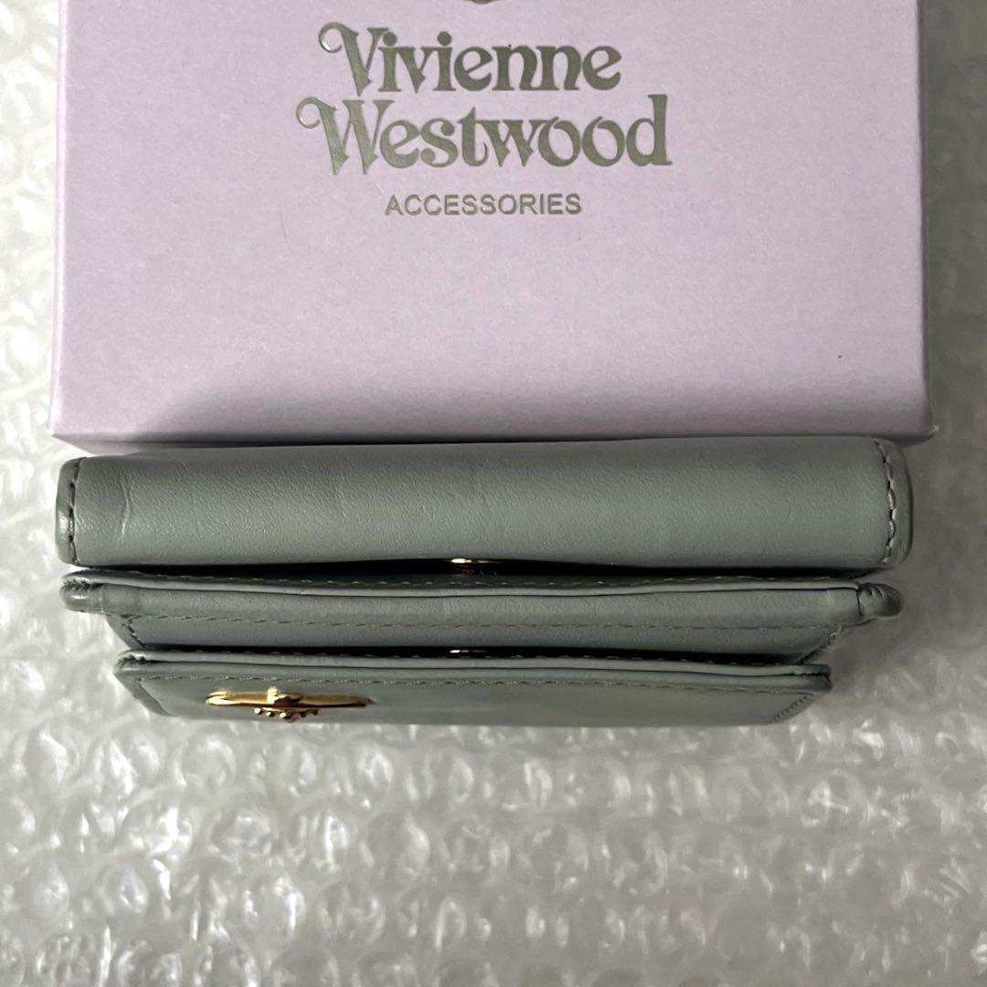 Vivienne Westwood 緑 グリーン 三つ折り財布 オーブ