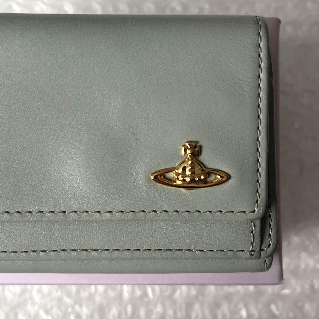 Vivienne Westwood 緑 グリーン 三つ折り財布 オーブ