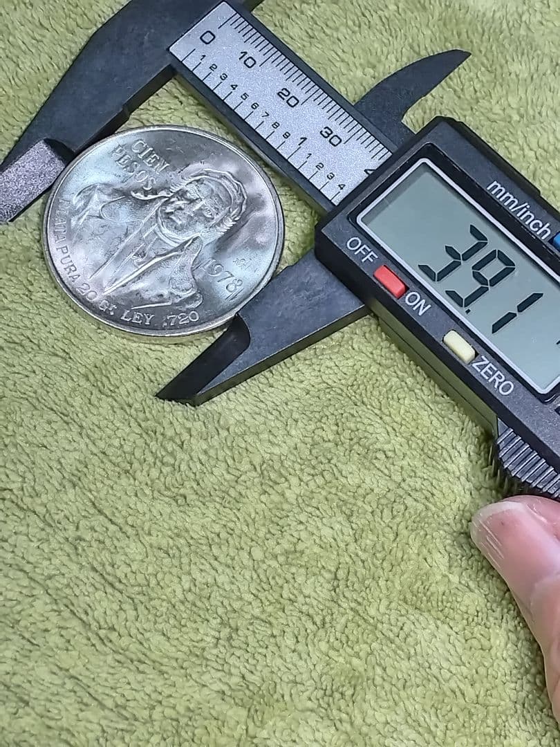 hab035 メキシコ 100ペソ銀貨 ホセモレイロス 1978年