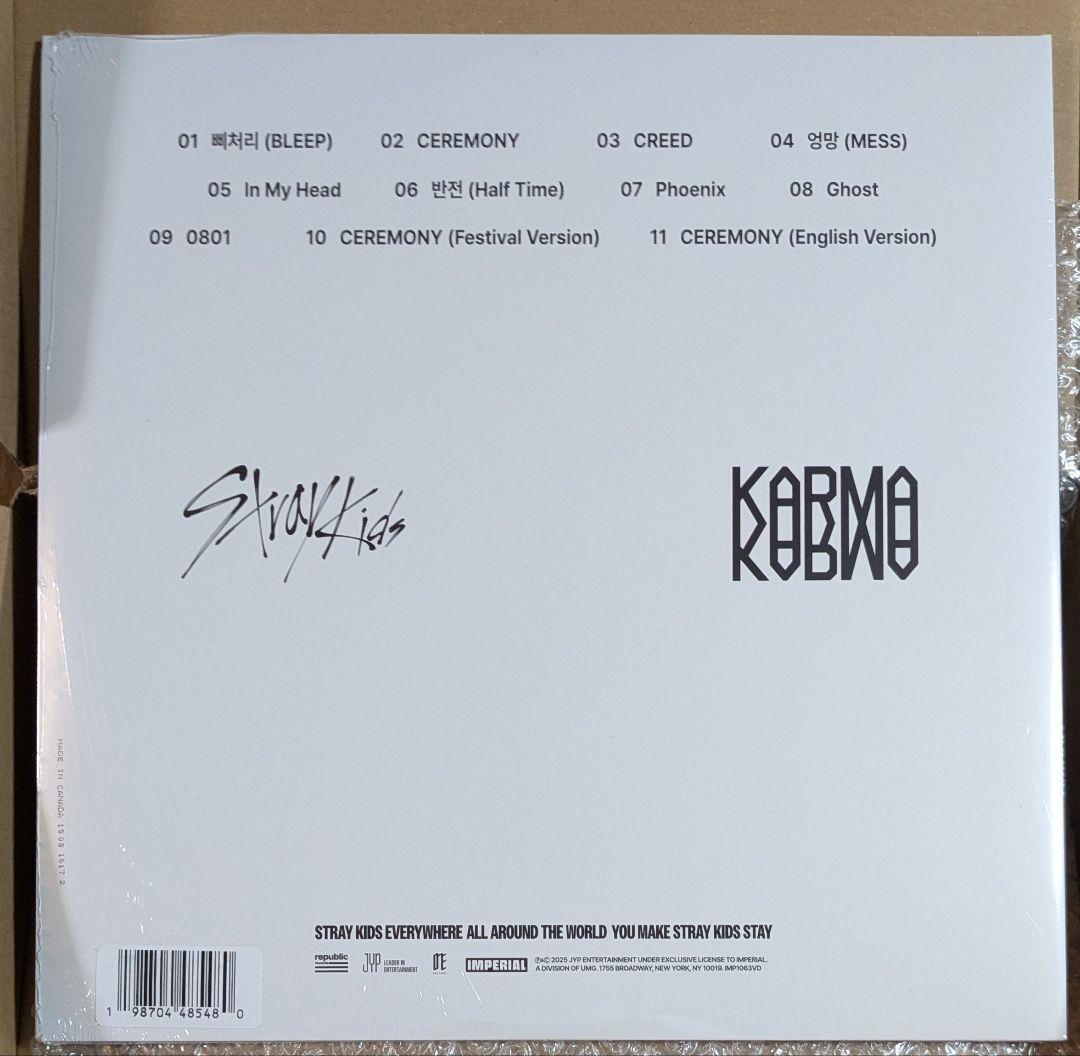 Stray Kids KARMA VINYL 新品未開封 スキズ レコード