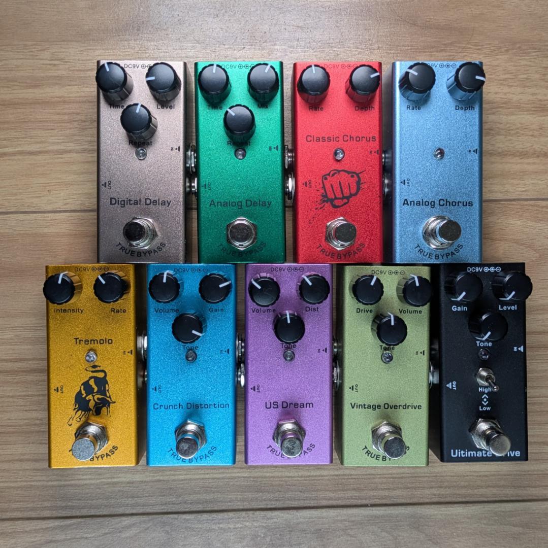 新品ギターエフェクター 9点セット