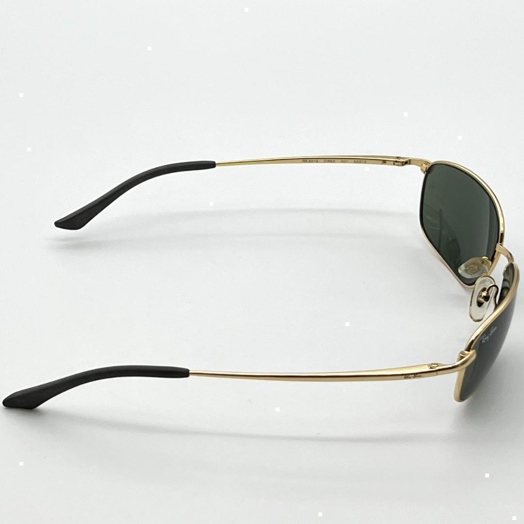 美品 Ray-Ban ゴールド チタン サングラス RB8019 ケース付き