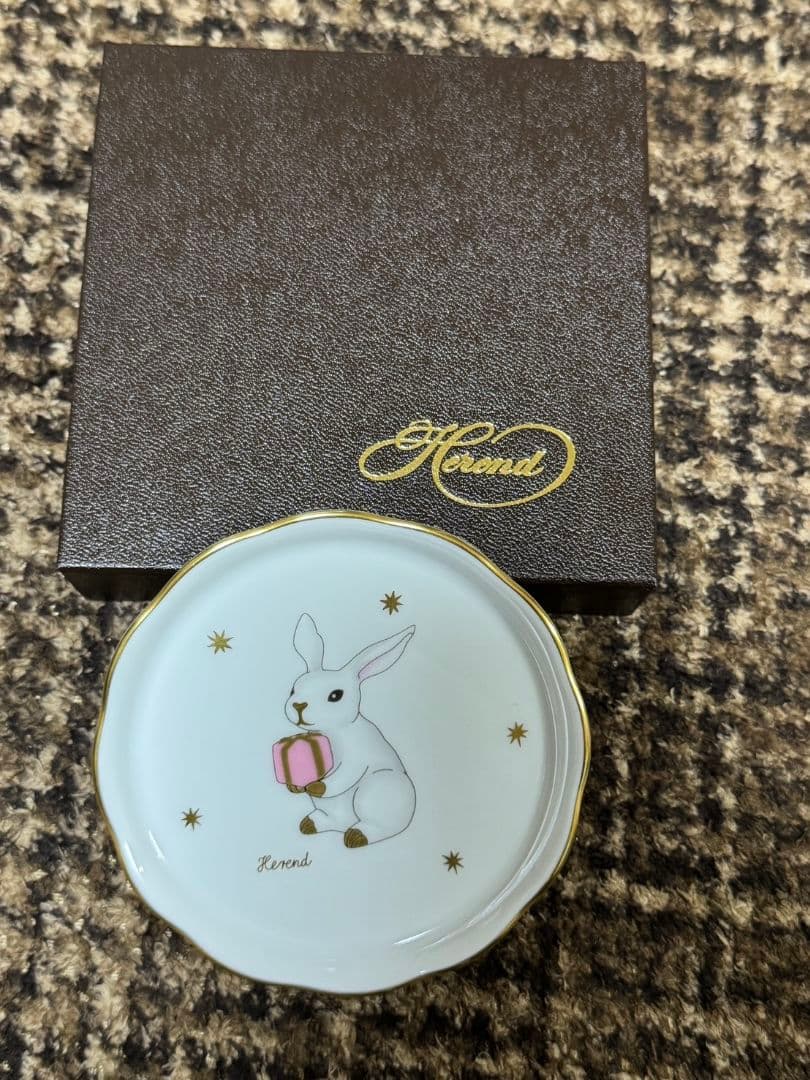 新品　Herend　プチプレート２枚セット