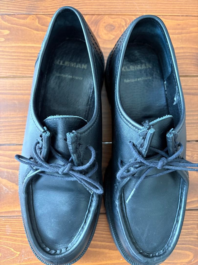 KLEMAN PADROR チロリアンシューズ 黒