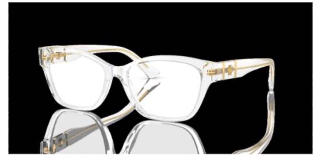 VERSACE】VE3344 148 メデューサ クリア メガネ