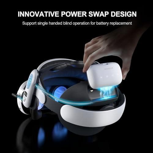 BOBOVR S3 Proバッテリーストラップアクセサリー、ヘッドエアコン、3p