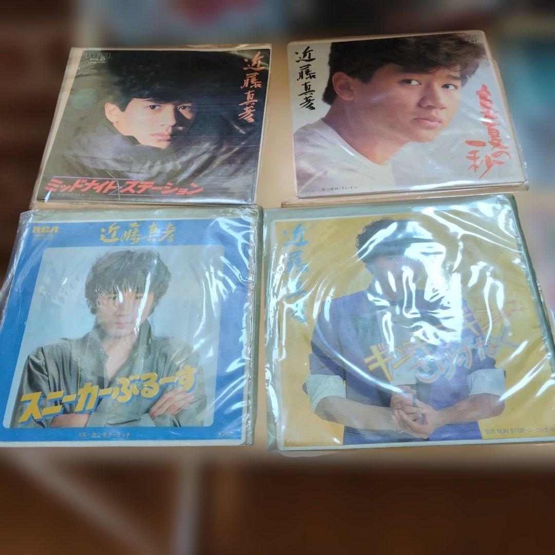 レア　昭和人気アイドル　近藤真彦　シングルレコード 45rpm　12枚