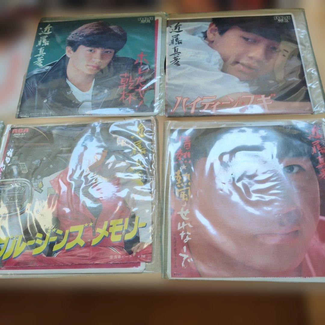 レア　昭和人気アイドル　近藤真彦　シングルレコード 45rpm　12枚