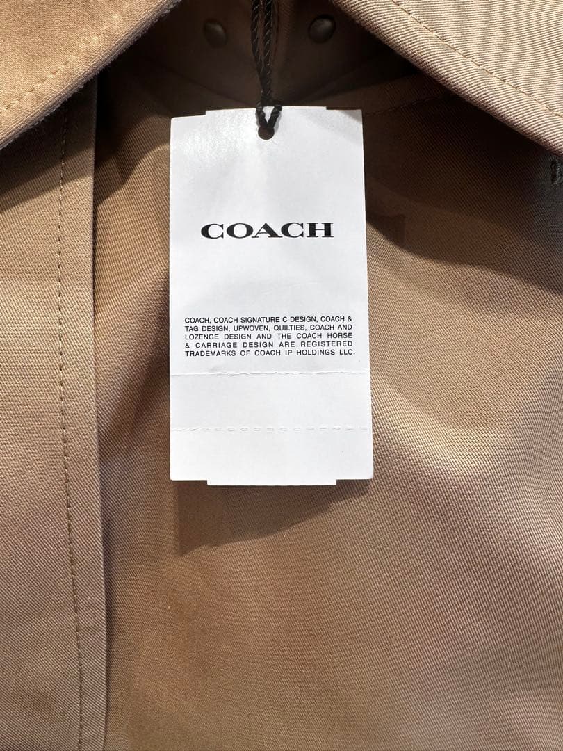 COACHレディーストレンチコート　ベージュ