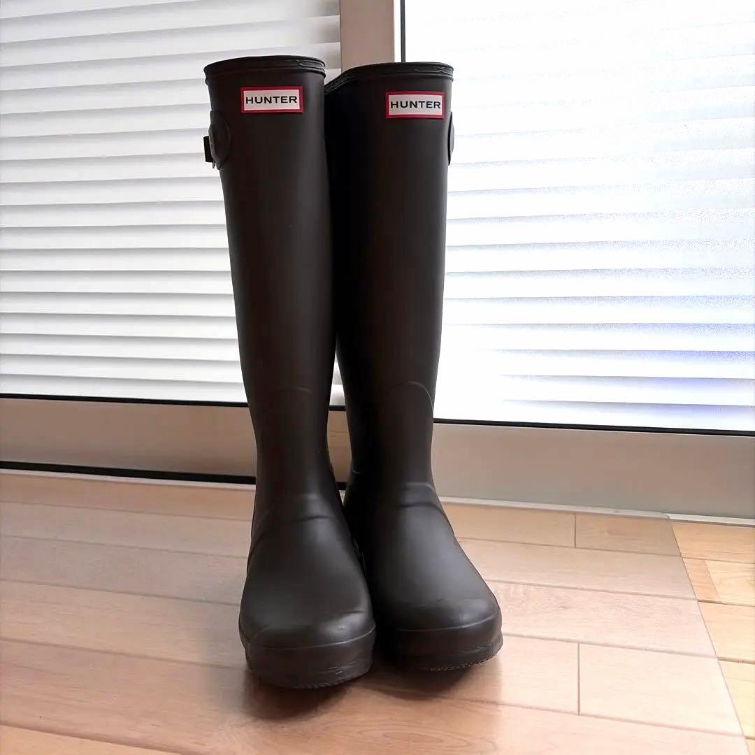 美品　HUNTER レインブーツ