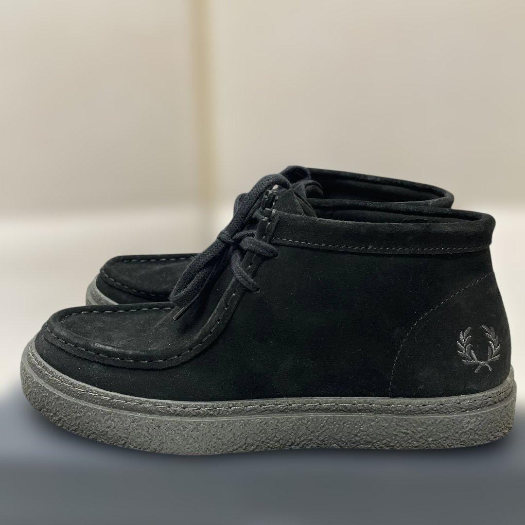 FRED PERRY スエードモカシン 黒