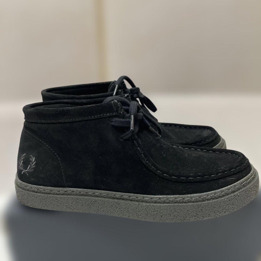 FRED PERRY スエードモカシン 黒