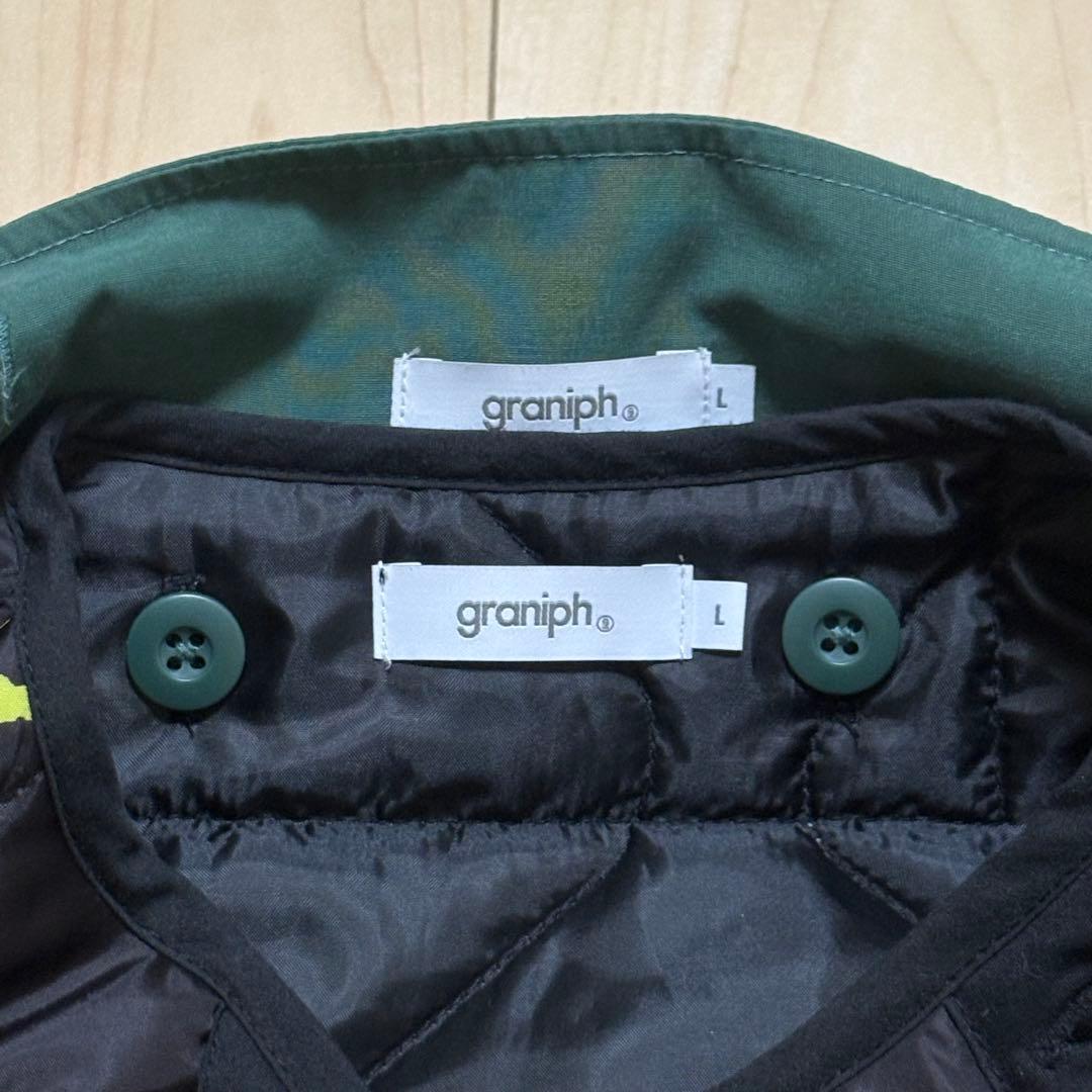 【美品】graniphグラニフ ビューティペイント　モッズコート Lサイズ