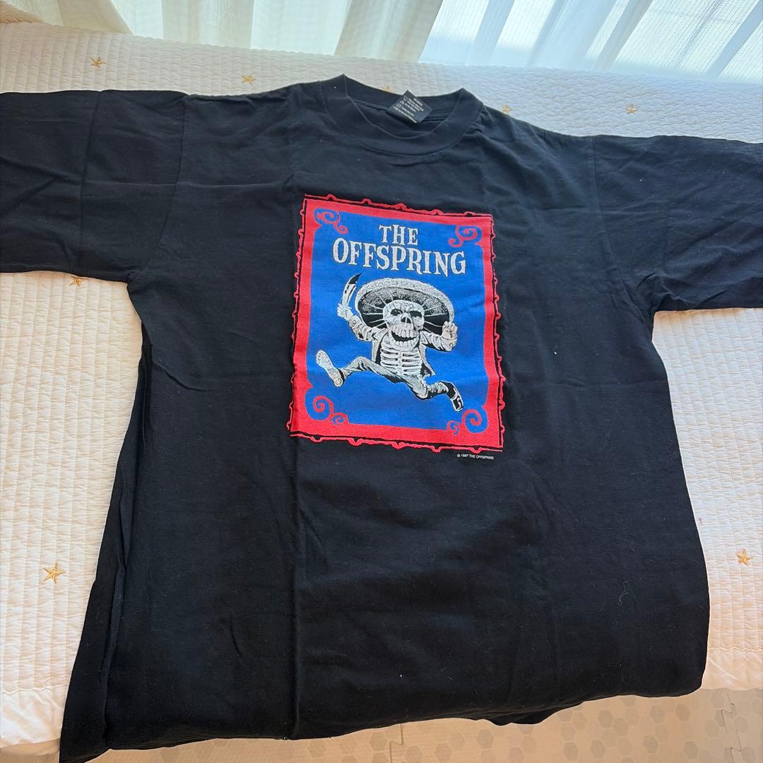 90s THE OFFSPRING メキシカンスカル プリント Tシャツ