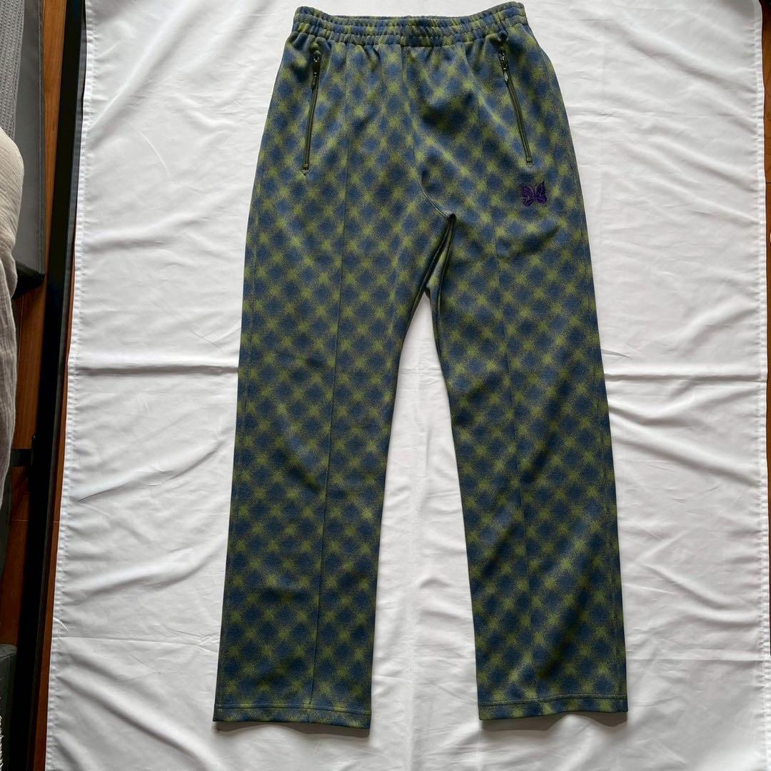 NEEDLES TRACK PANT POLY JQ 美品 トラックパンツ 刺繍