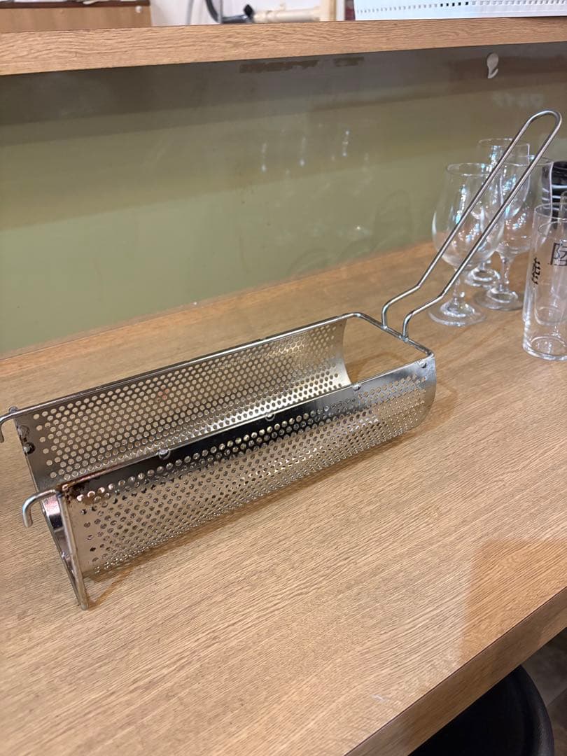 ラスポテト絞り器　ロングポテトフライ用カゴ