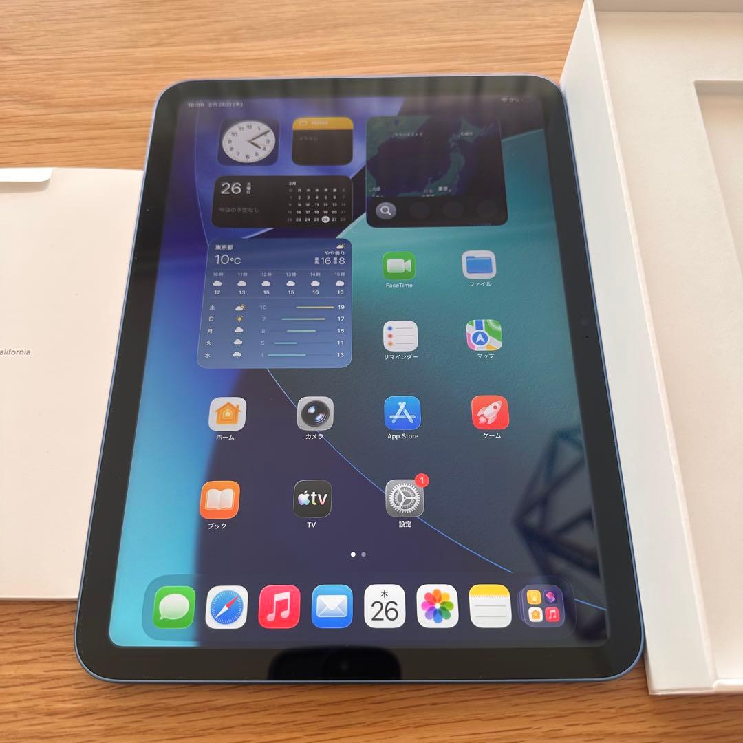 美品 Apple iPad 第10世代 64GB タブレット