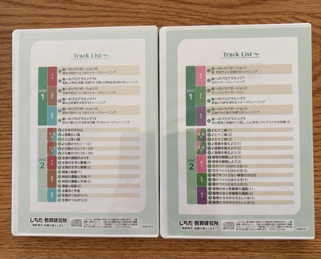 【七田式】脳力開発CD高学年1年分セット