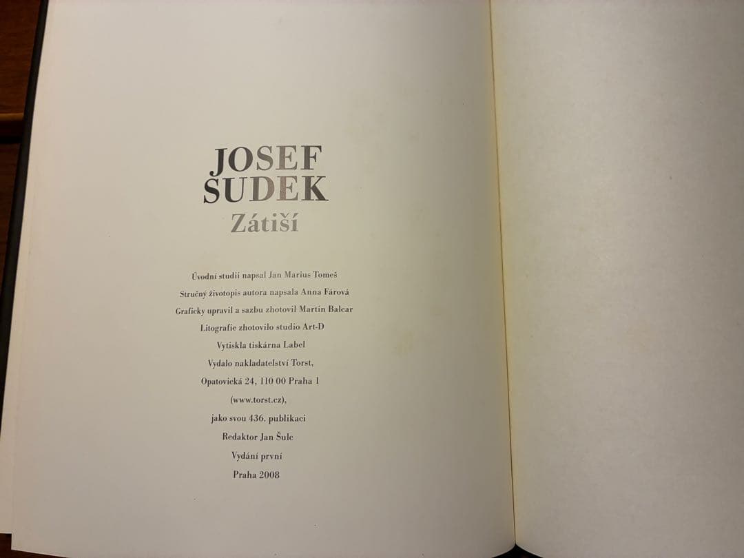 ヨゼフ・スデック Josef Sudek Zatisi Still Lifes