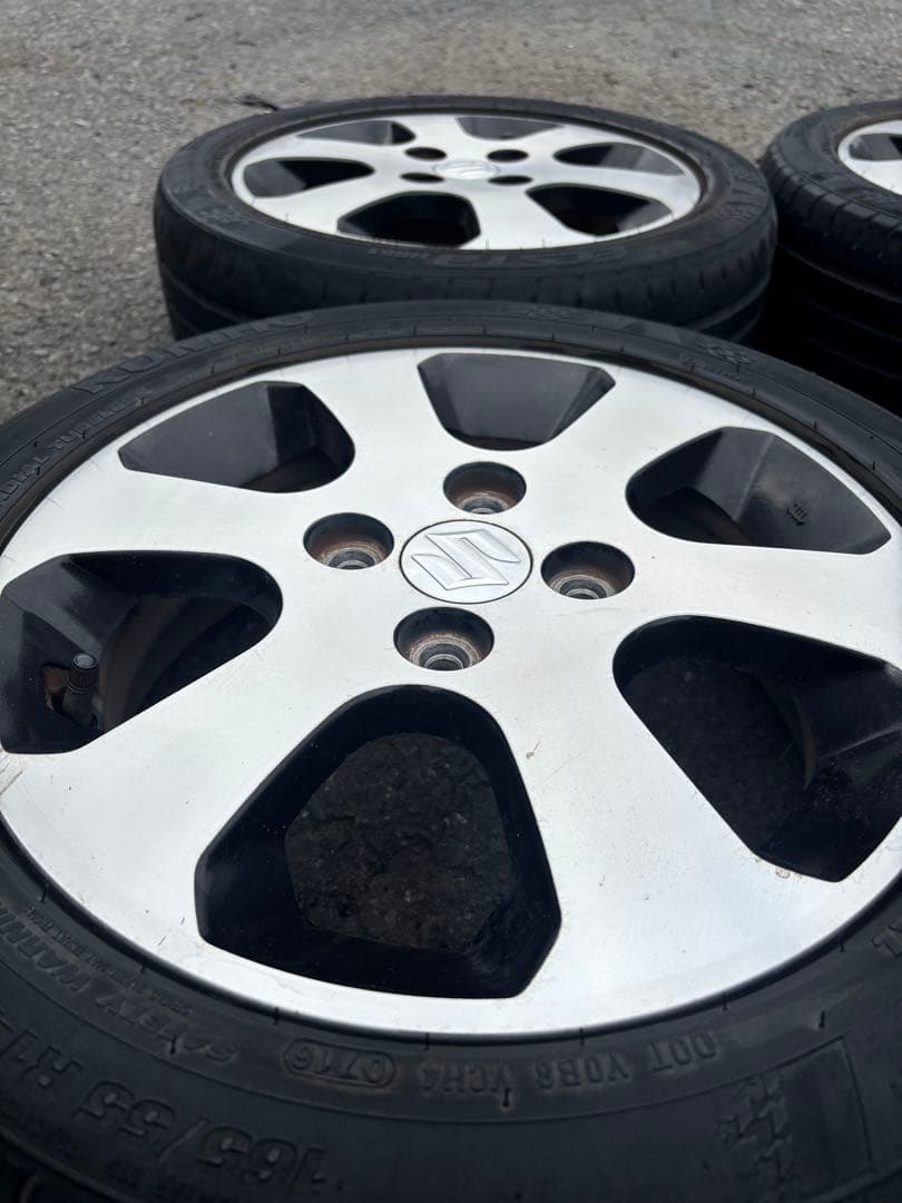 【送料無料】ワゴンR純正ホイール4本セット　14インチ　165/55R 14