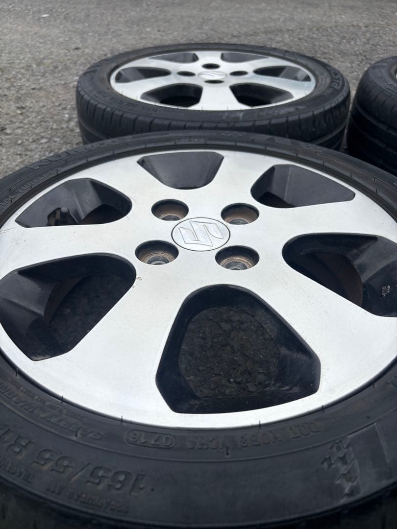 【送料無料】ワゴンR純正ホイール4本セット　14インチ　165/55R 14