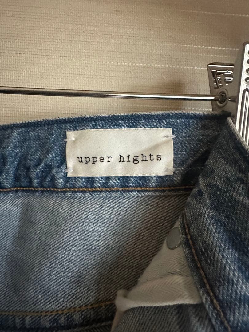 upper highs ワイドストレートデニム