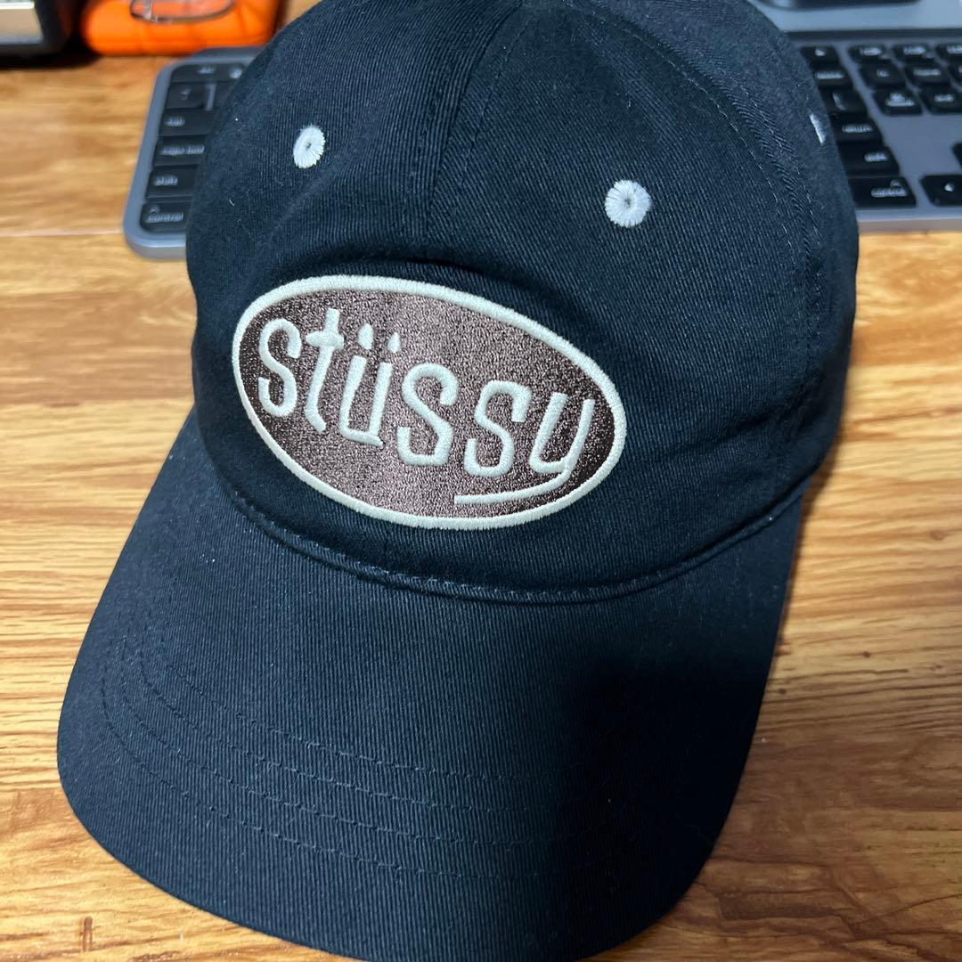 stüssy 黒 キャップ