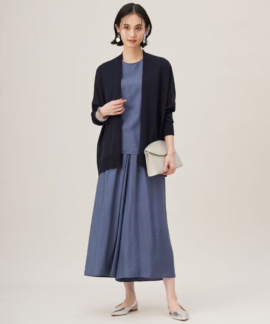 【自由区】洗えるシアーカーディガン　¥17,930