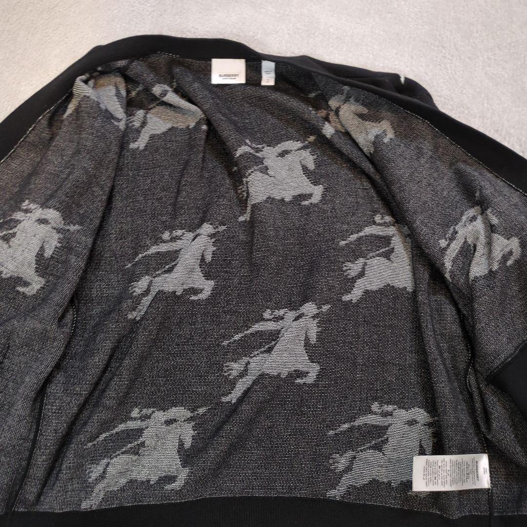 美品　BURBERRY　カーディガン　レディースSサイズ　ブラック