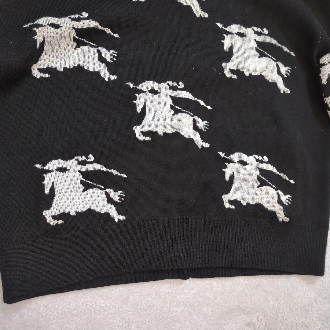 美品　BURBERRY　カーディガン　レディースSサイズ　ブラック
