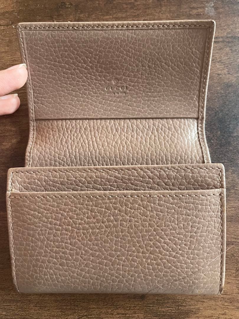 名刺入れ　GUCCI ピンク