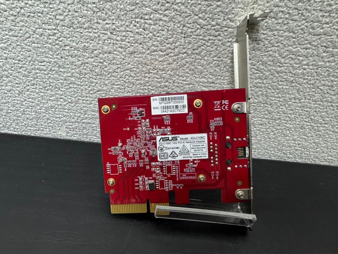 (4) ASUS XG-C100C 10GbE LANアダプター