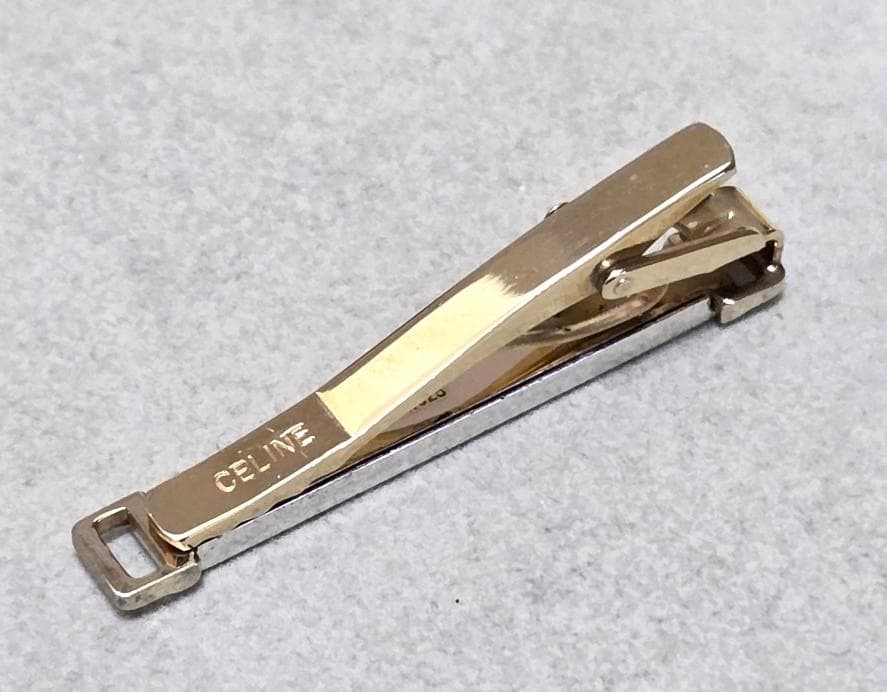 CELINEセリーヌ　ロゴ　SV925タイピン、カフス 箱付き　C2714