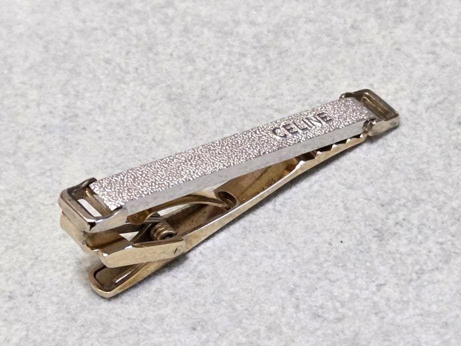 CELINEセリーヌ　ロゴ　SV925タイピン、カフス 箱付き　C2714