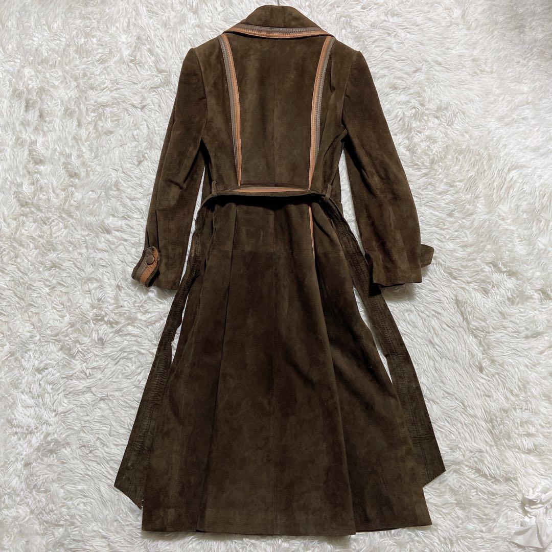 ルル ⭐️サンシーマックスマーラ　ロングコート　ベルト　オールレザー