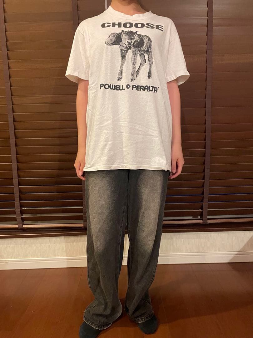 vintage パウエル　オールドスケート　80‘s Tシャツ　レア　サイズM
