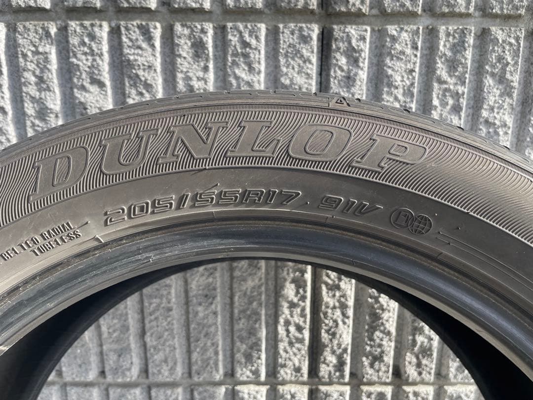 DUNLOP 205/55R17 サマータイヤ(タイヤのみ)