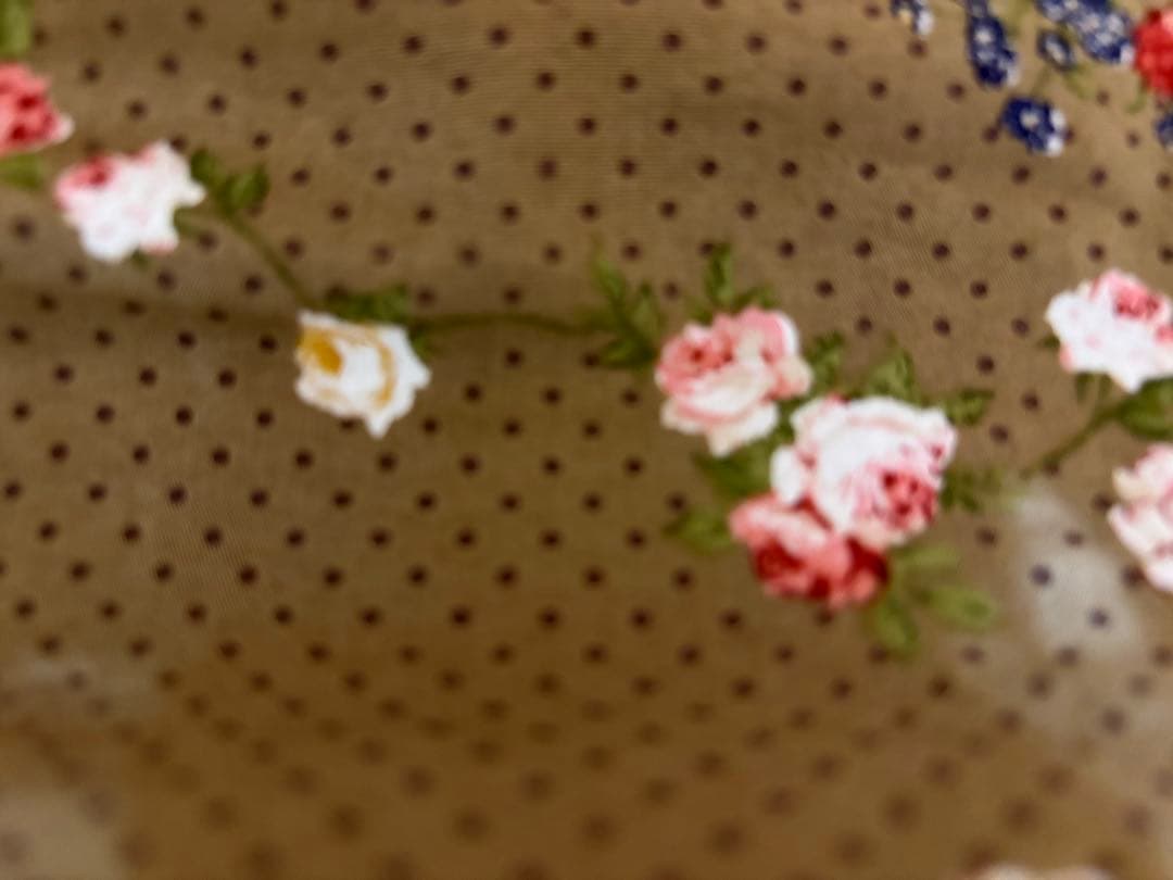 ピンクハウス お花柄スカート 茶色系 着用回数少なめ