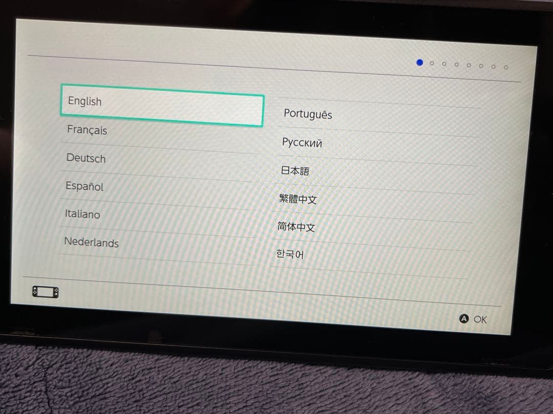 Nintendo Switch　箱なし　本体　付属品　グレー　ブルー