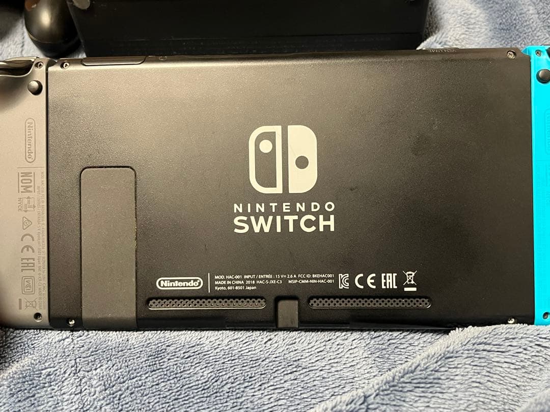 Nintendo Switch　箱なし　本体　付属品　グレー　ブルー