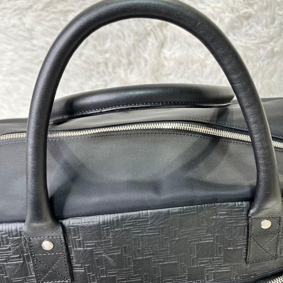 ほぼ未使用✨ダンヒル D8 2way ビジネスバッグ ボストン レザー 黒