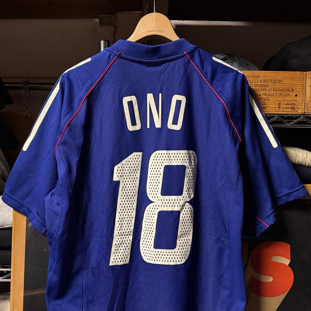 2002年 サッカー日本代表 日韓戦 小野伸二 18 レプリカユニフォーム