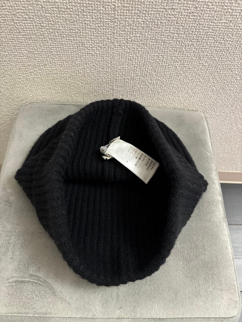 CELINE 黒 ニット帽　ビーニー　正規品　美品