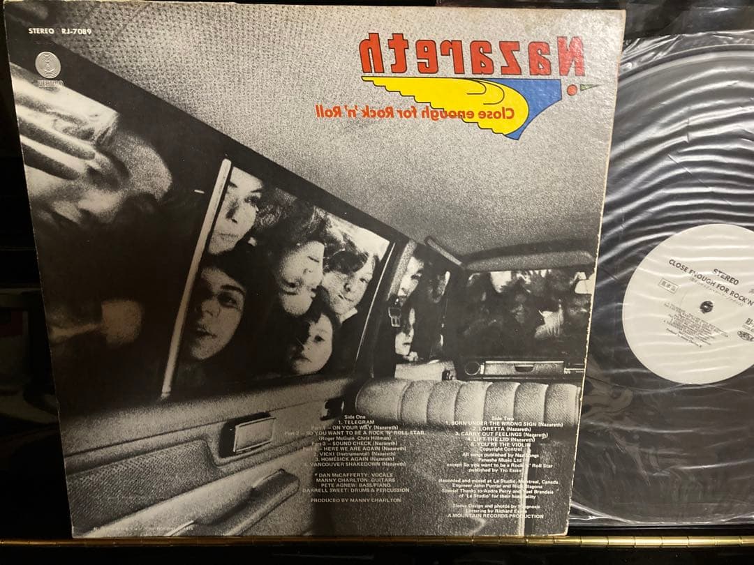 JPN PROMO盤帯付LP■ナザレスNazareth DEEP PURPLE