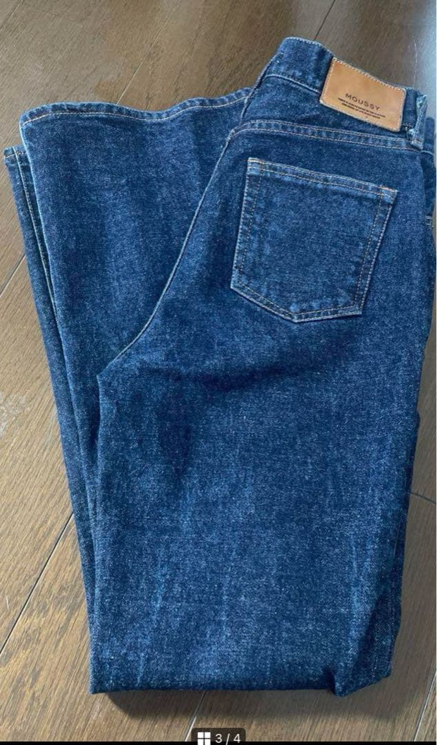 MOUSSY MVS SW FLARE size 27 インディゴ　濃紺