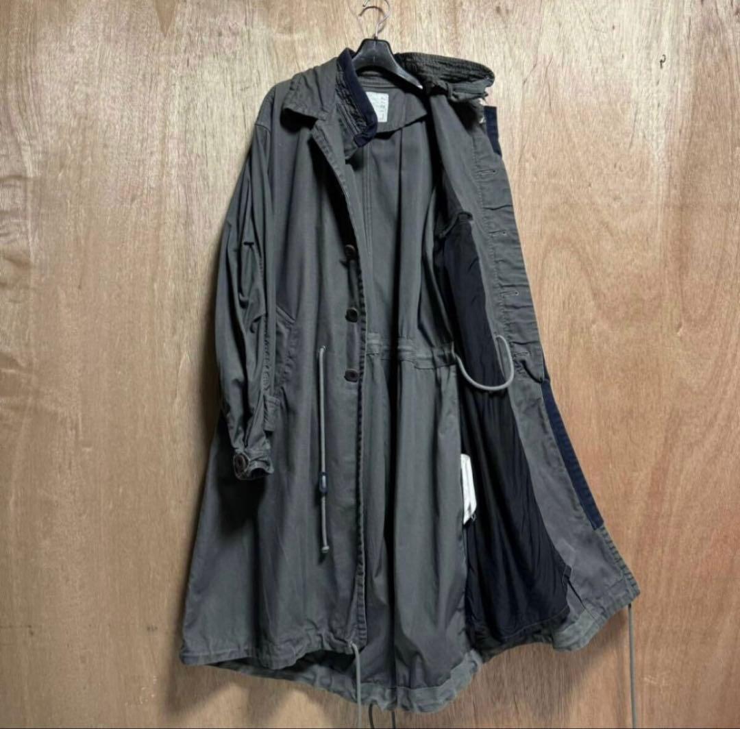 【SACAI 】モッズコート ミリタリー ジャケット ロングコート サイズ1