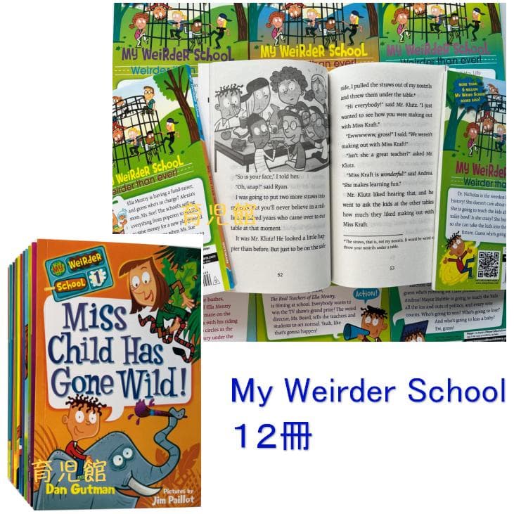 訳あり　My Weird Schoolシリーズ2-5絵本48冊　36冊分音源付