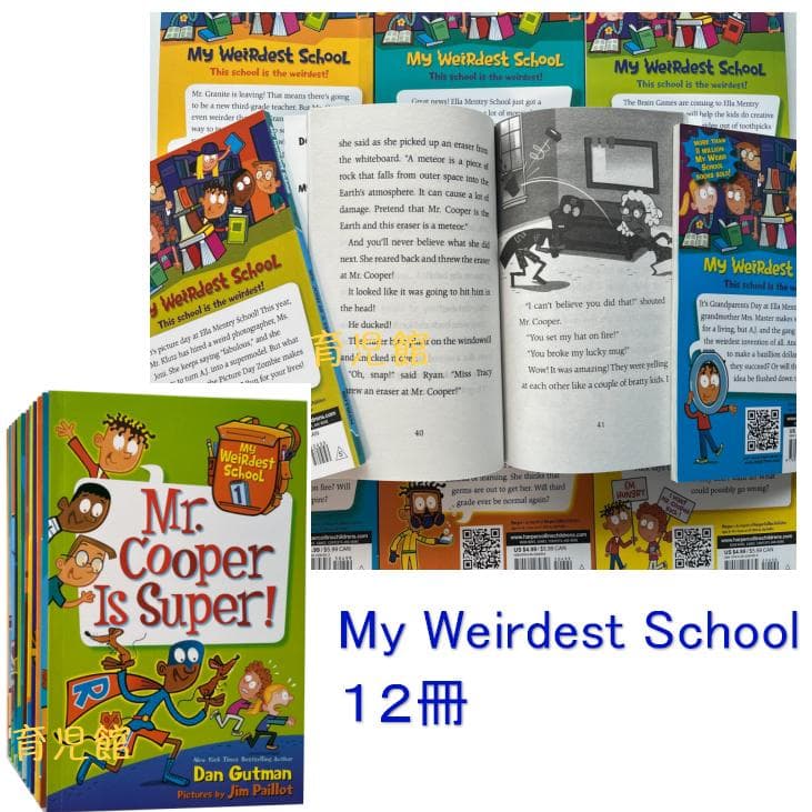 訳あり　My Weird Schoolシリーズ2-5絵本48冊　36冊分音源付